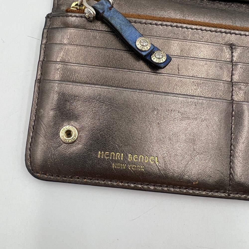 Henri Bendel Patchwork Snake Embossed Leather Wal… - image 3